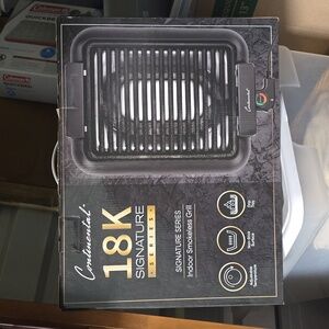 BRAND NEW indoor smokeless grill!!!
